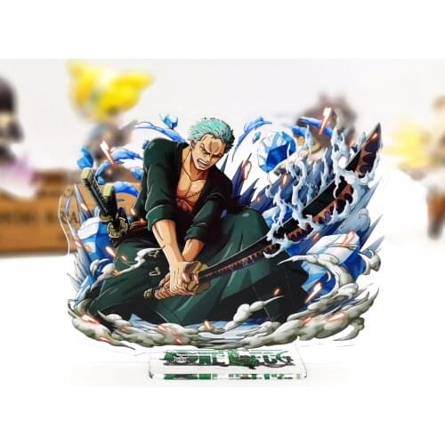 One Piece Zoro batting #B style GM acrylic stand figure model plate holder cake topper anime
