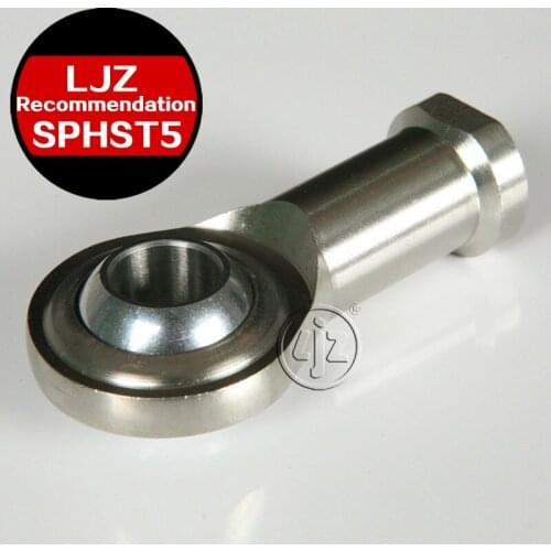 Stainless steel rod ends Bearings M5*0.8 Right and Left hand thread 5mm ball 1 Pieces/lot