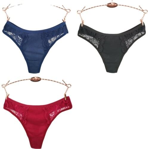 G-string and thong women cotton lace thong g-string free shipping sexy thong g-string ladies' t-back lingerie erotic panties