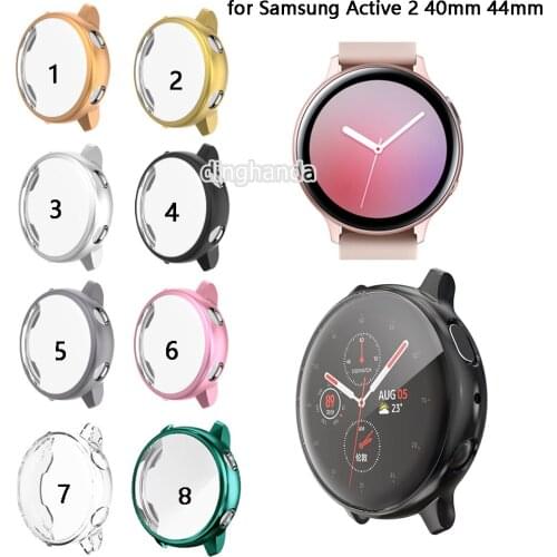 TPU Screen Protector Case Cover For Samsung Galaxy Watch Active 2 40mm 44mm