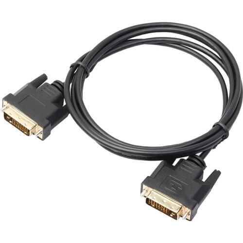 LCD Digital Monitor DVI D To DVI-D Gold Male 24+1 Pin Dual Link TV Cable For TFT Jun12 Professional Factory Price Fast Shipping