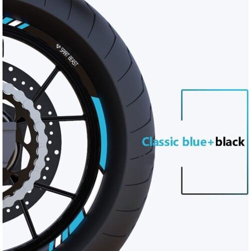 1 Set Car Wheel Strips Stickers Decals Reflective Rim Tape Bike Motorcycle Car Styling Refitting DIY 10 12 14 18 Inch Tyres