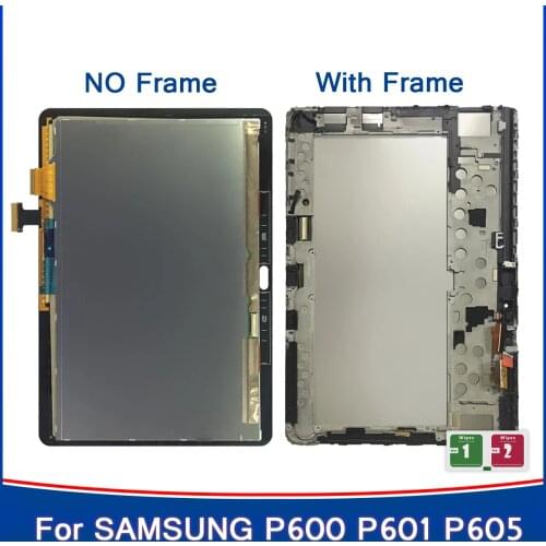 10.1'' LCD Display For Samsung Galaxy Note 10.1 SM-P600 P601 P605 Tablet LCD Touch Screen Digitizer Assembly Replacement