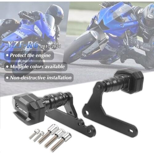 2021 For YAMAHA YZF-R6 YZFR6 YZF R6 2017-2021 Motorcycle Falling Protection Frame Slider Fairing Guard Crash Pad Protector
