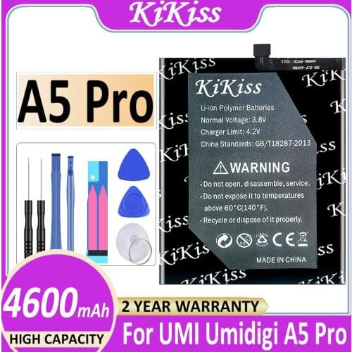 4600mAh Battery For UMI Umidigi A5 Pro A5Pro Cell Phone High Quality Replacement Backup Batteria For UMI Umidigi A 5 Pro+Tools