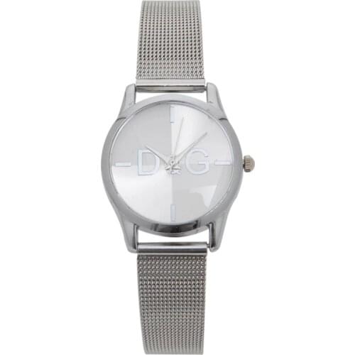 Womens Watches New Luxury Brand DQG Women Watch Fashion Simple Small Dial Steel Mesh Belt Quartz Dress Ladies Clock Reloj Mujer