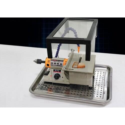 Water circulation dust-proof cover of table mill engraving machine Dripping work table Jade cutting and adding water tool