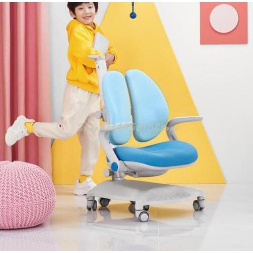Childrens Study Chair Student Adjustable Writing Chair Home Lifting Backrest Seat Correction Sitting Posture Chair