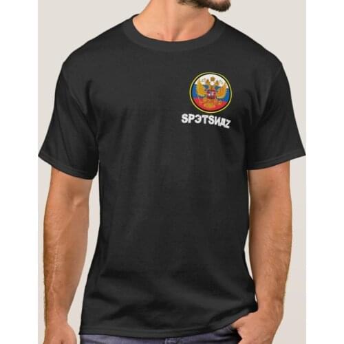 Russian Special Forces Russian Spetsnaz Insignia T-Shirt. Summer Cotton O-Neck Short Sleeve Mens T Shirt New S-3XL