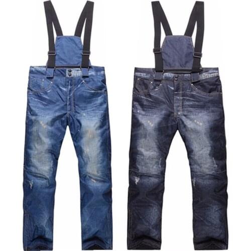 Hot windproof waterproof Mens Ski pants winter outdoor sports high quality large size S-XXXL veneer warm ski pants