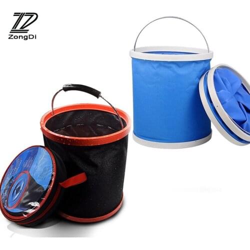 ZD For Skoda Octavia A5 A7 2 Fabia Yeti BMW E60 F30 X5 E53 Inifiniti Car Cleaning Tool Trunk Storage Wash Bucket Bag Accessories