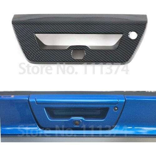 Carbon Gear Shift Cup Holder Panel Cover Trim For Ford F150 Raptor 2018 2019 2020 Frame Car Styling Accessories