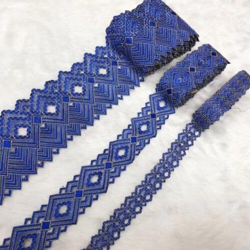 Embroidery lace trimmings for sewing lace materials african materials broderie dubaï ruban dentelle nigerian lace fabric 30yard