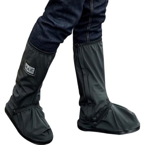 Motorcycle Waterproof Rain Shoes Covers Thicker Scootor Non-slip Boots Covers