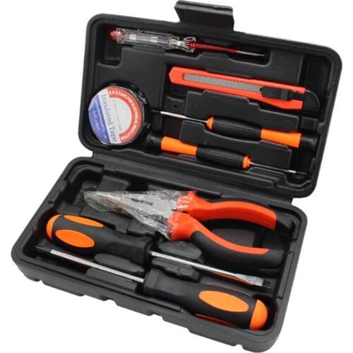 Household Hardware Tool Set 9PCS Pliers Screwdriver Multi-function Hand Tool Electrician Repair Tool Test Pencil