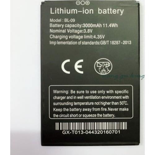 2018 100% New THL T9 Pro Battery 3000mAh Battery BL-09 for THL T9 Pro Smartphone Replacement Mobile Phones