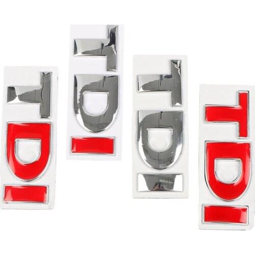 Suitable for car stickers TDI monogram decoration 3D stereo car stickers