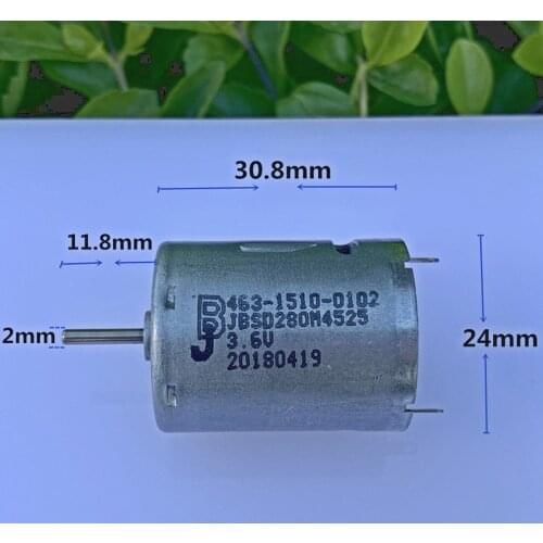 Miciro RK-370 Carbon Brush Electric Motor DC 3.7V-7.4V 33500RPM High Speed RK-370PH-5529 for DIY Water Gun Modified Accessories