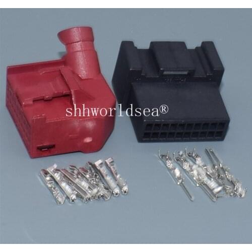 Shhworldsea 20 Pin 8E0972420 1534095-1 1534102-1 Car Gateway CANBus Wire Plug Auto Cable Socket 8E0 972 420 For VW