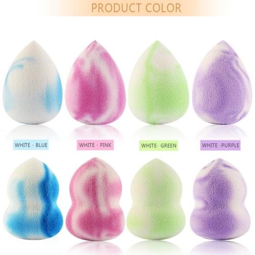 4Pcs Foundation Cream Sponge Facial Beauty Makeup Cosmetic Puff Smooth Base Liquid Powder Face Nose Cosmetic Tools T0265