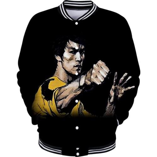 Be Water My Friends Sweatshirt Fashion Tracksuit Baseball Jackets Women/Men Long Sleeve Jacket Chinese Kung Fu Harajuku Clothes