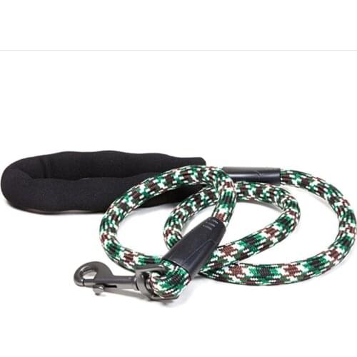 Tuff Hound Dog Leash Nylon Camouflage Soft Comfortable Durable Large Big Dog Pet Traction Rope Training Walking Leash