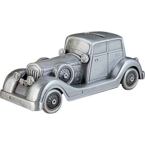 Vintage Car Shape Piggy Bank Coin Bank Savings Money Box Coin Saving Pot Kids' Money Banks Gifts for Home Decor Birthday