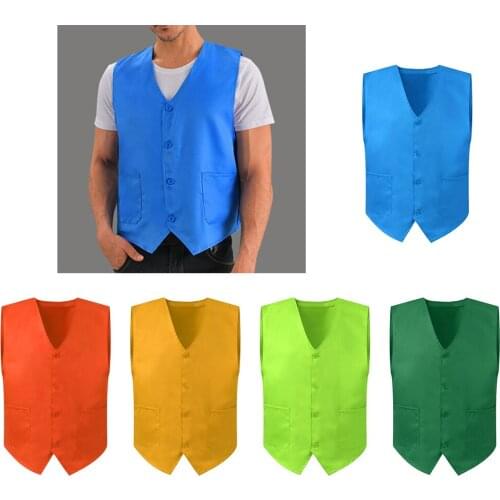 V-shaped Volunteer Activity Vest Supermarket Uniform Vest Clerk Workwear