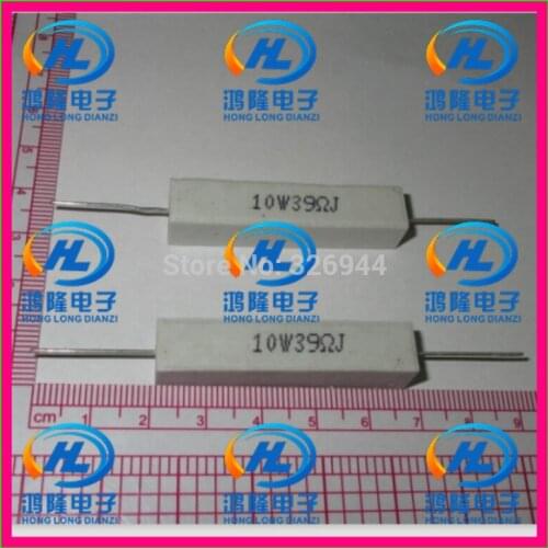 10pcs/lot) 10W 39 ohm +/-5% / 10W 39 ohm 5% / 10W 39RJ