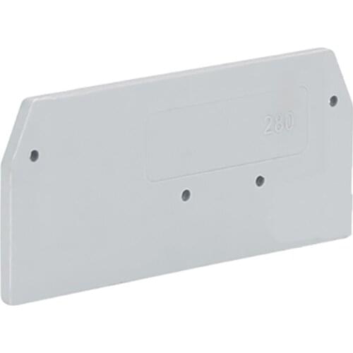 20pcs Spacer and End Cover for 280-901 281-101 281-652 282-681 281-901 282-101 282-131 282-681 282-901 Connector Terminantor