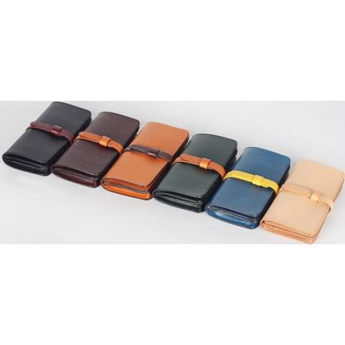 2019 classic pure leather wallet for men with large capacity