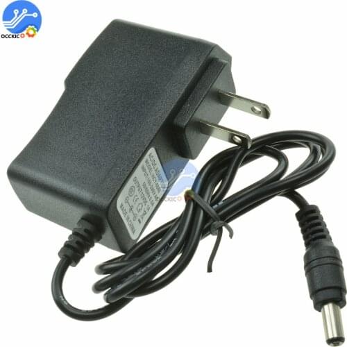US Plug Adapter AC 100-240V to DC 12V 1A Converter Adapter 5.5x 2.1mm Power Supply Charger for LED Strip TV Box