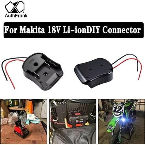 For makita 18V Li-ion Battery DIY connector with cable Power Tool Adapter