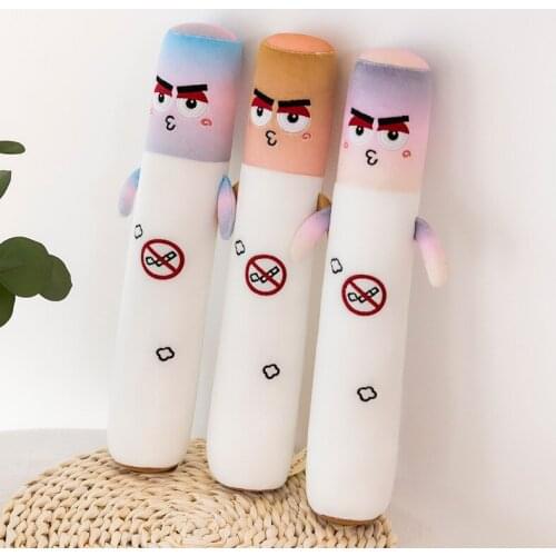 Cute Long Stuffed Cigarette Toys Lovely Soft Plush Doll Gifts For Boyfriends