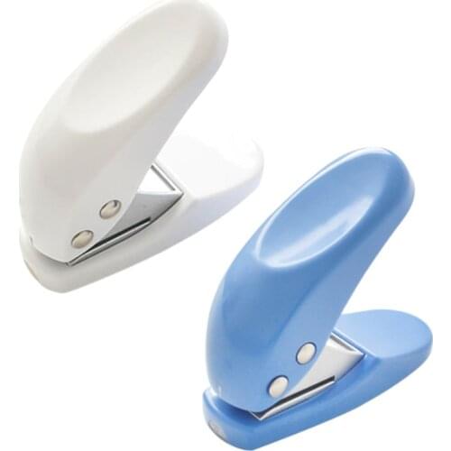 Multifunctional Single Round Hole Puncher Paper Capacity 10 Sheets Hole Diameter 0.24'' (6mm) Mini Puncher for students H3CA