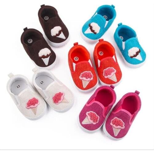 Fashion Spring Autumn Baby Shoes Soft Sole Antislip Infants Cotton First Walkers Lovely Cartoon Newborn Boys Girl Casual Shoes