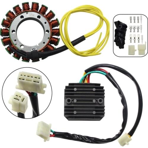 Motorcycle Magneto Stator Coil +Voltage Regulator Rectifier For Honda CX500 CX650 Custom Turbo Turbo GL500 VT1100C VT800C VT700