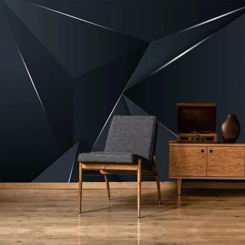 3D Wallpaper Modern Simple Abstract Geometric Lines Mural Wallpaper Living Room TV Sofa Bedroom Creative Art Papel De Parede 3 D