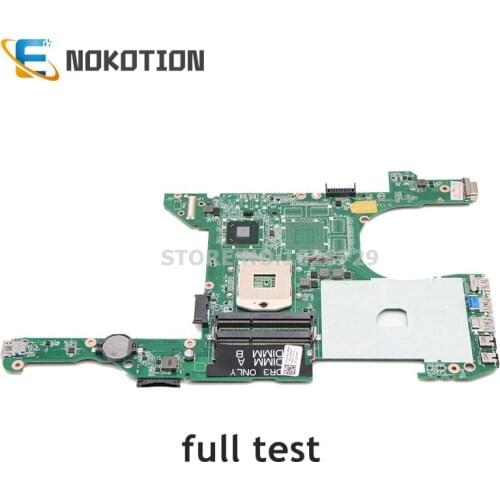 NOKOTION Laptop Motherboard For Dell Vostro 3460 V3460 Main Board HD4000 DDR3 CN-0JK5GY 0JK5GY JK5GY DA0V08MB6D1