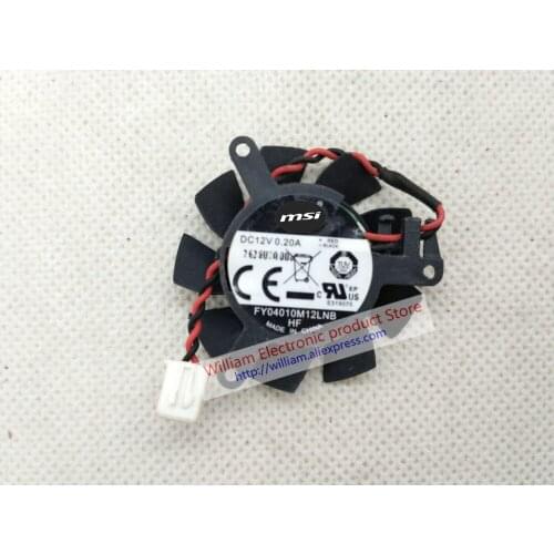 Original for GeForce 605 CoolerMaster FY04010M12LNB 12V 0.2A diameter 37MM pitch 31MM Graphics card cooling fan