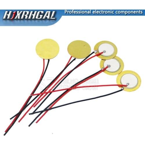 5Pcs Piezoelectric Piezo Ceramic Wafer Plate Dia 15mm For Buzzer Loudspeaker