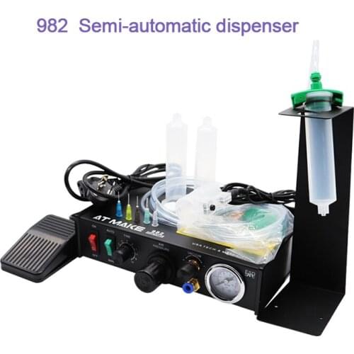 Semi Automatic Dispenser Efficient Precise Filling Machine Manual Controller Silica Gel Automatic Glue Injection Glue Machine