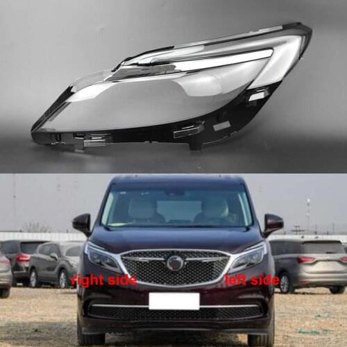 Transparent Lampshade Lamp Shade Headlamp Cover Headlight Shell For Buick GL8 2017 2018
