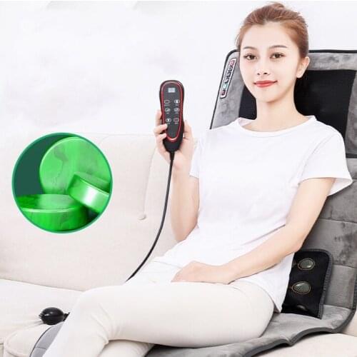 Smart Full Body Massage Mat Electric Relax 3D Vibrating Kneading Infrared Health Care Head Neck Back Body Chair Massager