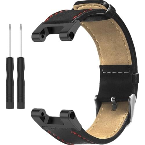 Replacement Leather Watch Strap Watch Band Skin-Friendly Compatible with Huami Amazfit T-Rex/T-Rex Pro Replacement Wrist Strap