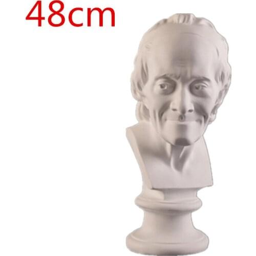 Voltaire Statues Francois-Marie Arouet Figure Bust Sculpture Resin Art&Craft Home Decoration Accessories LivingRoom Art Material