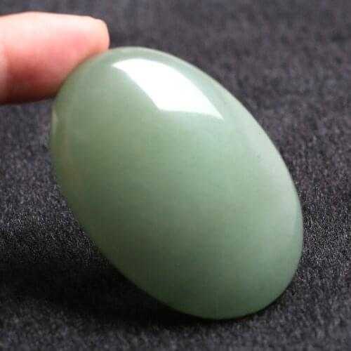 Green Aventurine Chakra Palm Tumbled Stones Crystal Healing Smooth Soap Shape