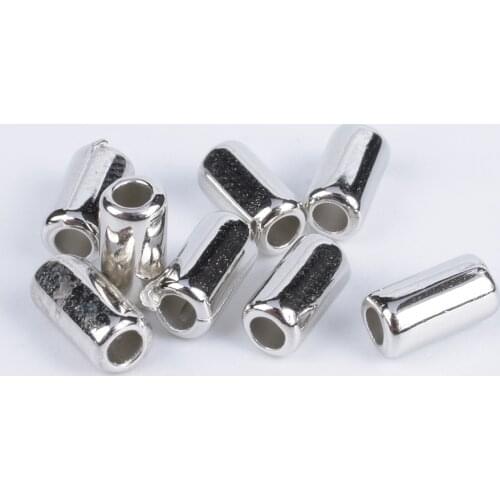 200Pcs/Lot CCB Cylindrical Loose Beads DIY Necklace Bracelet Findings Tube Spacer Beads For Jewelry Making Supplies