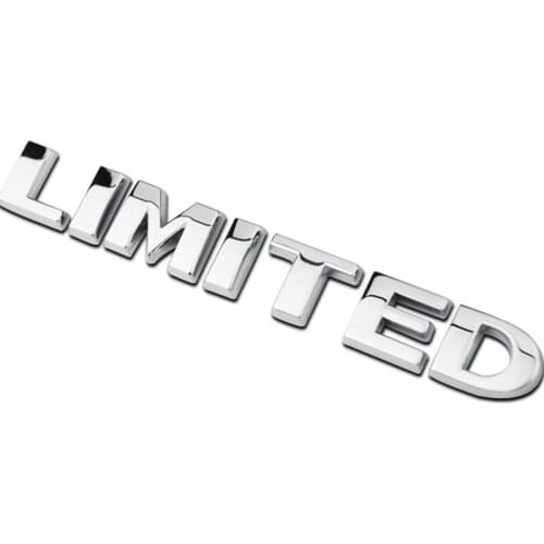 ABS Auto Repacking Car Badge Emblem Decal Sticker for LIMITED Emblem Car Styling Car-Styling