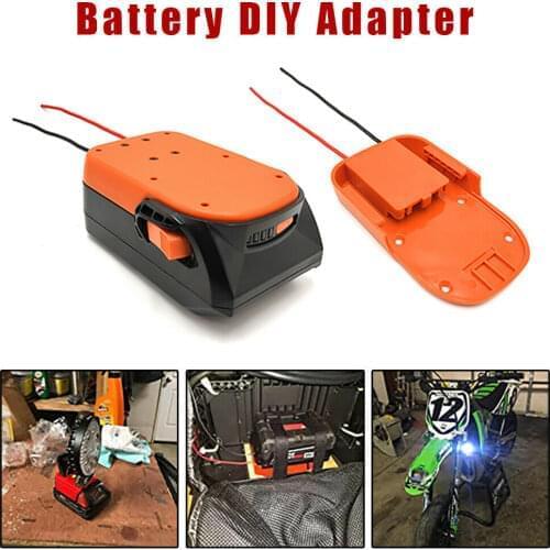 Adapter For Ridgid AEG 18V Li-ion battery to Dock Power12AWG Robotic